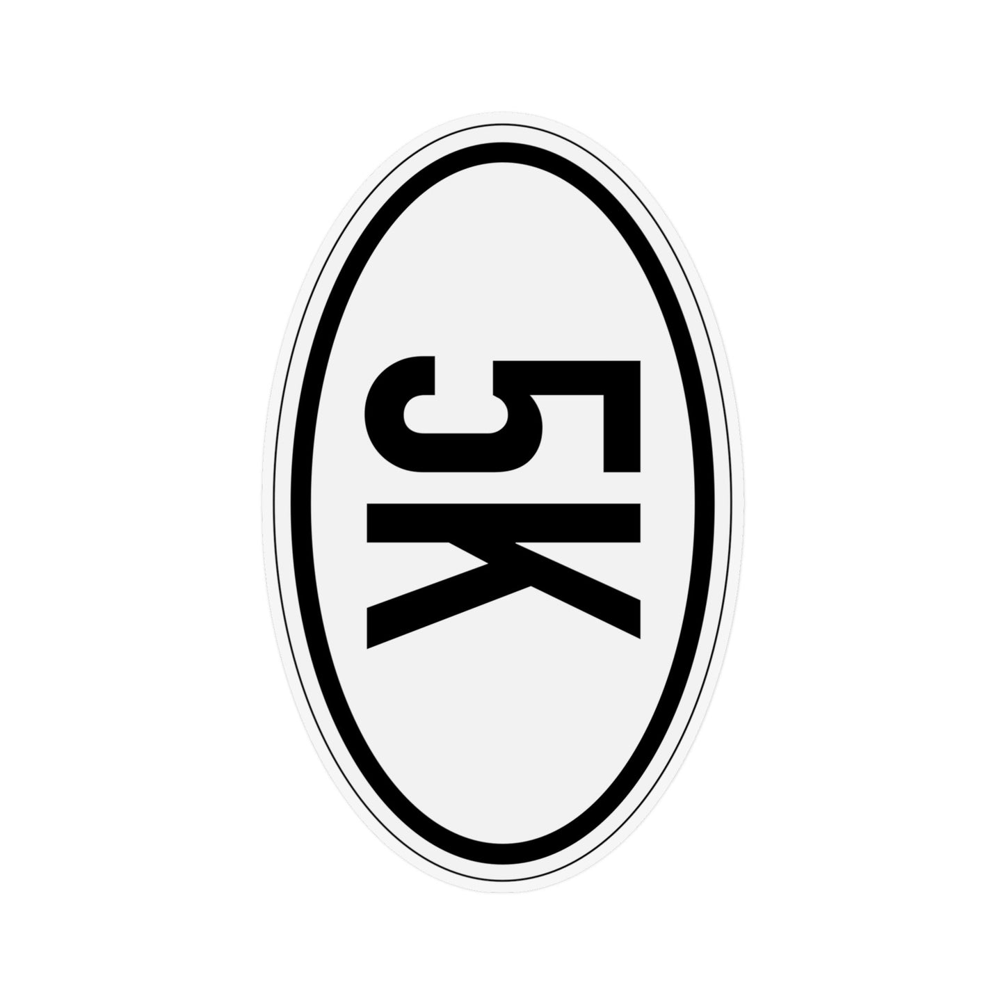 5K Oval Magnet, 11 Sizes