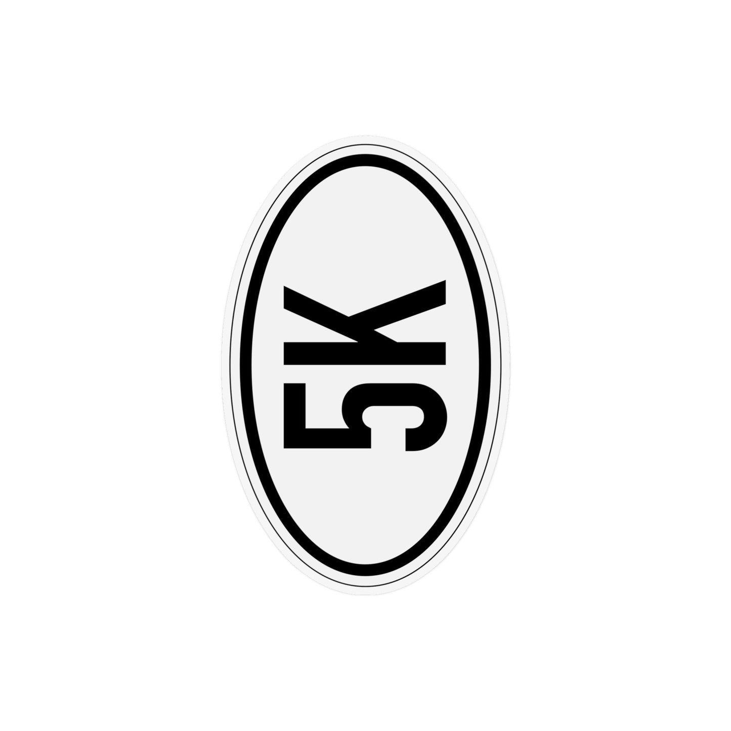 5K Oval Magnet, 11 Sizes