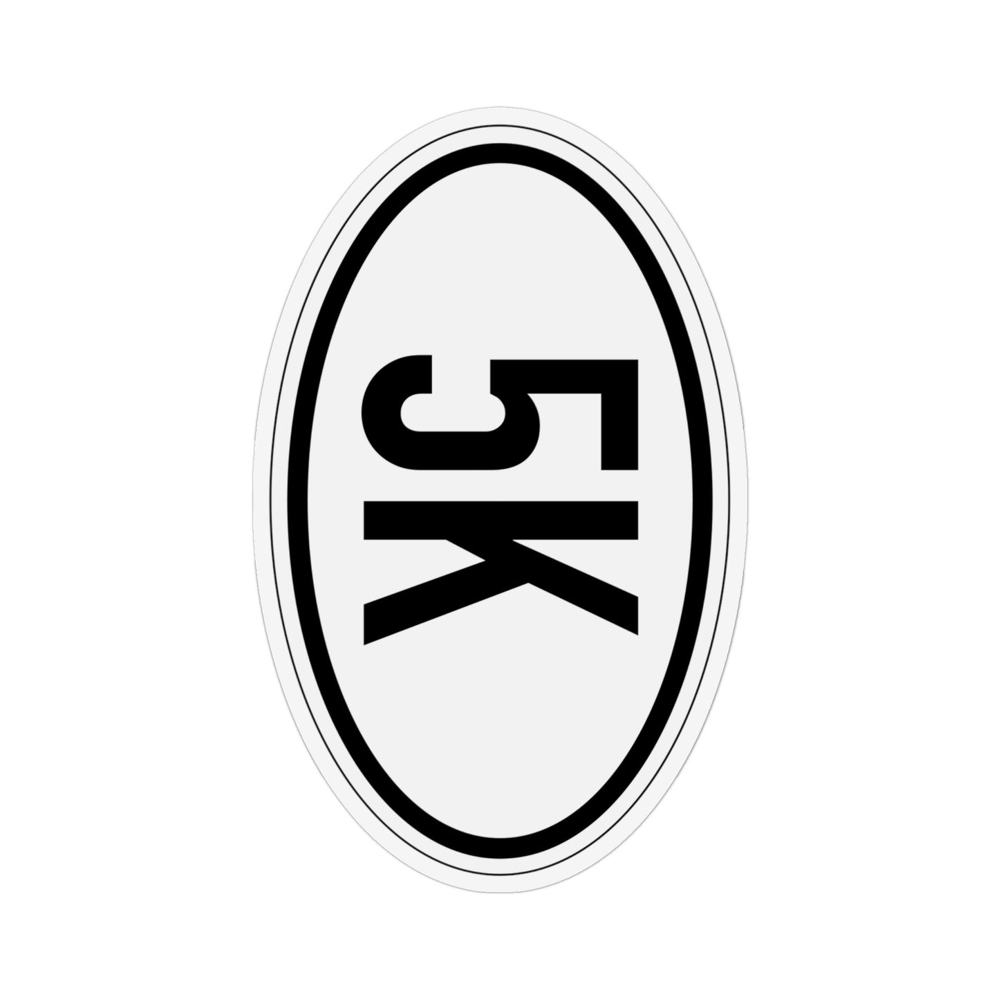 5K Oval Magnet, 11 Sizes