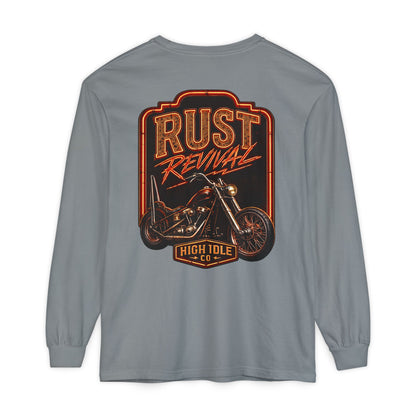 Rust Revival Motorcycle Long Sleeve Tee