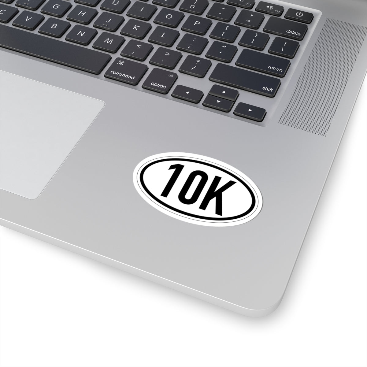 10K Vinyl Sticker, 4 Sizes, Oval Running Decal for Runners & Race Finishers
