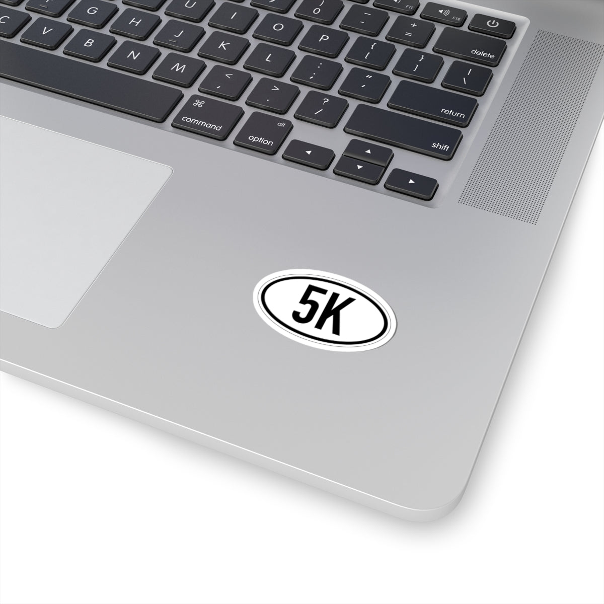 5K Vinyl Sticker, 4 Sizes, Oval Running Decal for Runners & Race Finishers