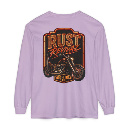 Rust Revival Motorcycle Long Sleeve Tee