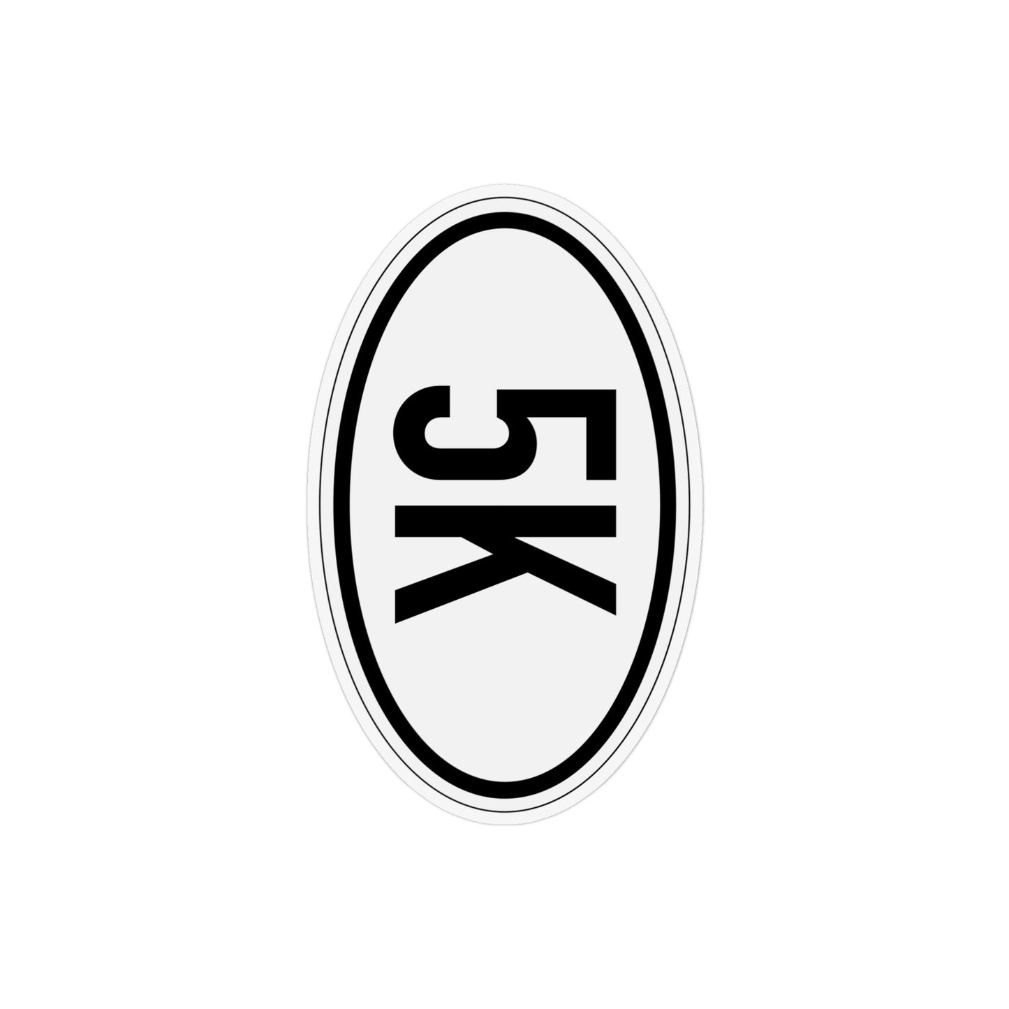 5K Oval Magnet, 11 Sizes